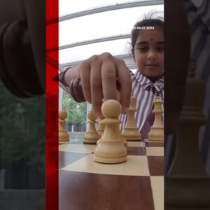 Bodhana Sivanandan, 9, is the youngest chess player ever to represent England. #Chess #BBCNews