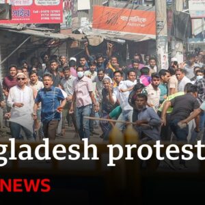 Bangladesh PM blames deadly protests on political opponents | BBC News