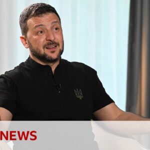 President Zelensky: Trump would be hard work, but we are hard workers | BBC News