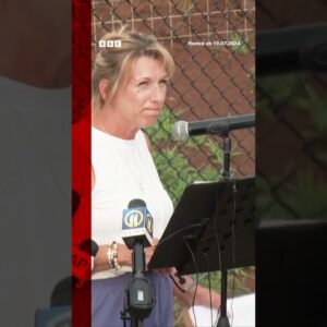 Vigil held for 'true hero' killed at Donald Trump rally. #USElection #BBCNews