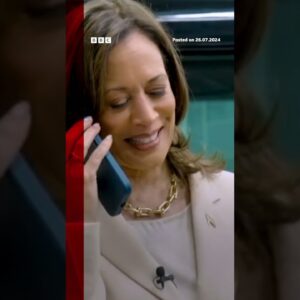 Barack and Michelle Obama endorse Kamala Harris for US president in phone call. #USElection #BBCNews