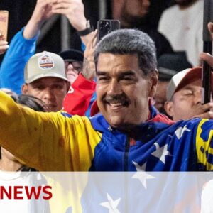 Venezuela's Maduro declared winner in disputed presidential vote | BBC News