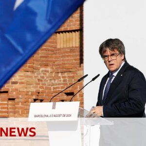 Exiled Catalan leader Carles Puigdemont returns to Spain | BBC News