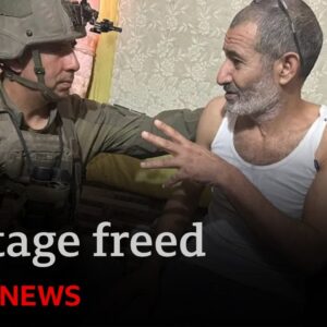 Israeli commandos rescue hostage from tunnel in southern Gaza | BBC News