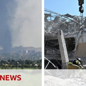 Six killed in 'most massive' Russian air attack, Ukraine says | BBC News