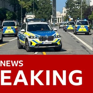 Armed man shot dead by police near Israeli consulate in Munich, Germany | BBC News