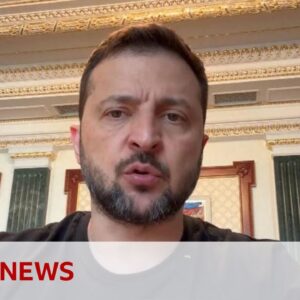 41 killed in Russian attack on Ukrainian city, President Zelensky says | BBC News