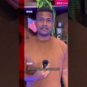 Why Kamala Harris is highlighting her gun ownership in the US presidential debate. #Shorts #BBCNews