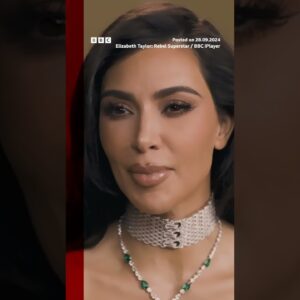 Kim Kardashian on Hollywood legend Elizabeth Taylor. #KimKardashian #ElizabethTaylor #BBCNews