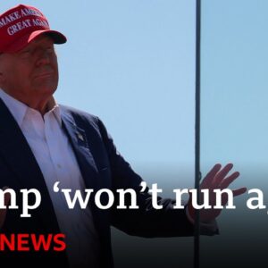 Donald Trump says he won't run for US president again if he loses in November | BBC News