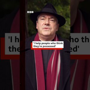 Dr Bray is a real-life 'exorcist' who investigates the unexplained. #Halloween #BBCNews