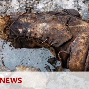 Boot found on Everest may solve 100-year-old climbing mystery | BBC News