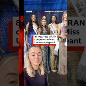 Grandmother, 81, competes in Miss Universe pageant. #MissUniverse #BBCNews