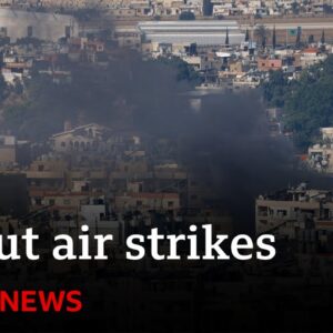 Israel strikes hit Hezbollah area in Lebanese capital Beirut | BBC News