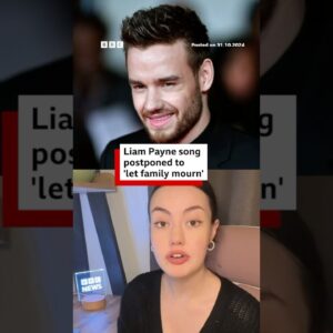 Liam Payne song postponed to 'let family mourn'. #LiamPayne #BBCNews