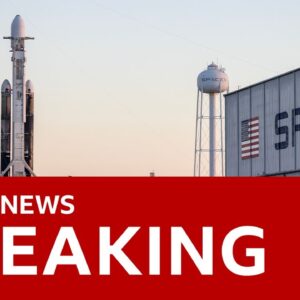 Nasa spacecraft blasts off to hunt alien life on a distant moon | BBC News