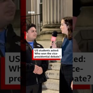 Who won the US VP debate? #TimWalz #JDVance #USElection #BBCNews