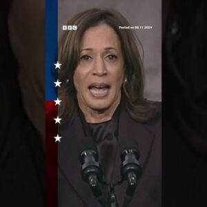 Kamala Harris said 'we must accept the results of this election'. #KamalaHarris #BBCNews
