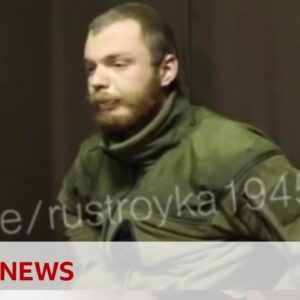 British man captured while fighting with Ukraine | BBC News