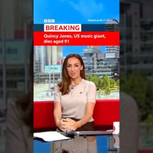 Quincy Jones, giant of US music, dies aged 91. #QuincyJones #Music #BBCNews