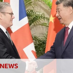 UK Prime Minister Keir Starmer meets China President Xi Jinping at G20 summit | BBC News