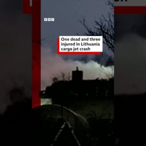 One dead and three injured in Lithuania cargo jet crash. #Lithuania #Boeing737 #BBCNews