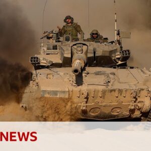 Israel building new military dividing line across Gaza, satellite images suggest | BBC News