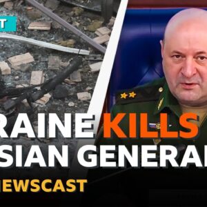 Ukrainian Scooter Bomb Kills Russian General | BBC Newscast