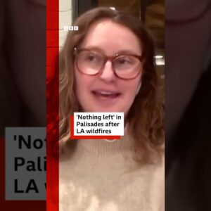 Woman found her condo "completely gone" after LA wildfires. #LosAngeles #Palisades #BBCNews