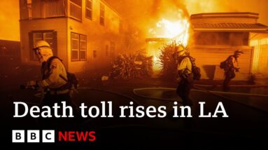 LA fires death toll rises as officials warn against looting and price hikes | BBC News