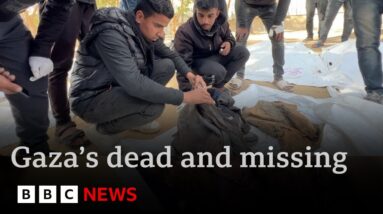 10,000 missing: the harrowing search for Gaza’s dead | BBC News