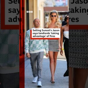 Selling Sunset’s Jason Oppenheim has accused LA landlords of cashing in on the fires. #LA #BBCNews