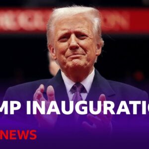 LIVE: President Donald Trump speaks at stadium as he signs executive orders | BBC News