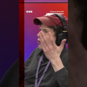 Jesse Eisenberg: I don't want to think of being associated with Zuckerberg | BBC News