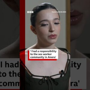 Mikey Madison felt she "had a responsibility to the sex worker community". #MikeyMadison  BBC News