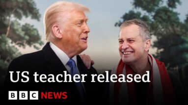 Marc Fogel welcomed by Donald Trump after release from Russia | BBC News