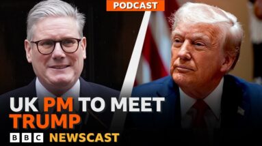 What does the UK Prime Minister want from his meeting with President Trump? | BBC Newscast