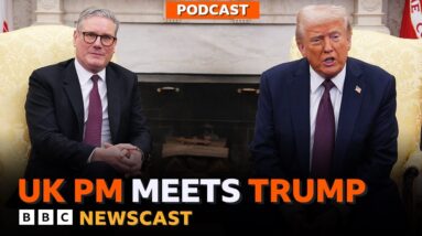 What happened when President Trump met the UK PM Starmer? | BBC Newscast