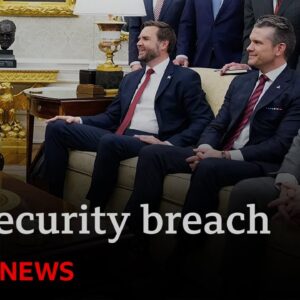 Major US security blunder as Trump team shares top-secret war plans with journalist | BBC News