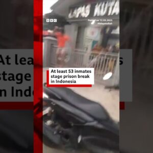 At least 53 inmates stage prison break in Indonesia. #Aceh #Indonesia #BBCNews