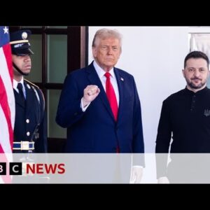 European leaders back Zelensky after Trump clash | BBC News