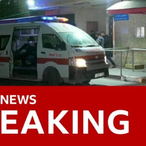 Israel conducting 'extensive strikes' on the Gaza Strip | BBC News