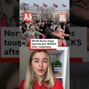 North Korea halts tourism just weeks after reopening. #NorthKorea #BBCNews