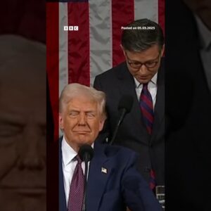 US democrat Al Green removed from House chamber for interrupting Trump's Congress speech. #BBCNews