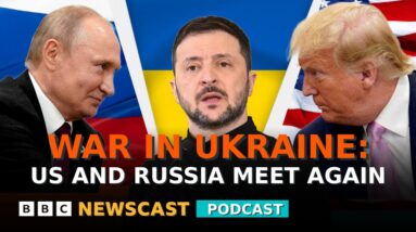 What’s being discussed during Russia-US peace talks? | BBC Newscast