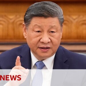 China hits back at Trump with 84% tariffs on US as trade war intensifies | BBC News
