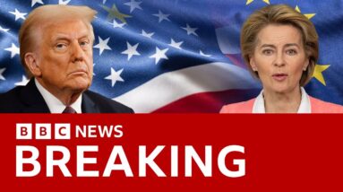 EU imposes extra 25% tariffs on US imports | BBC News