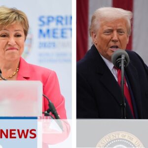 No global recession despite US tariffs, says IMF | BBC News