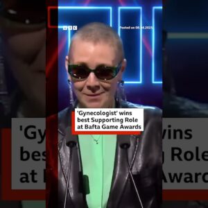 Karen Dunbar wins Best Supporting Role at Bafta Game Awards. #Baftas #Gaming #BBCNews