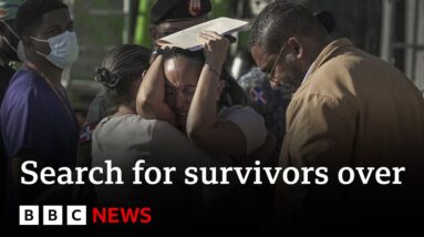 Dominican Republic ends search for survivors after nightclub roof collapse | BBC News